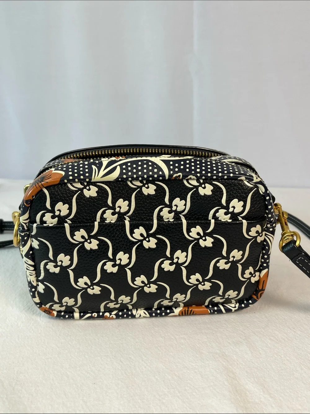 Tory Burch Perry Bombé Mixed-Print Mini Bag Crossbody
